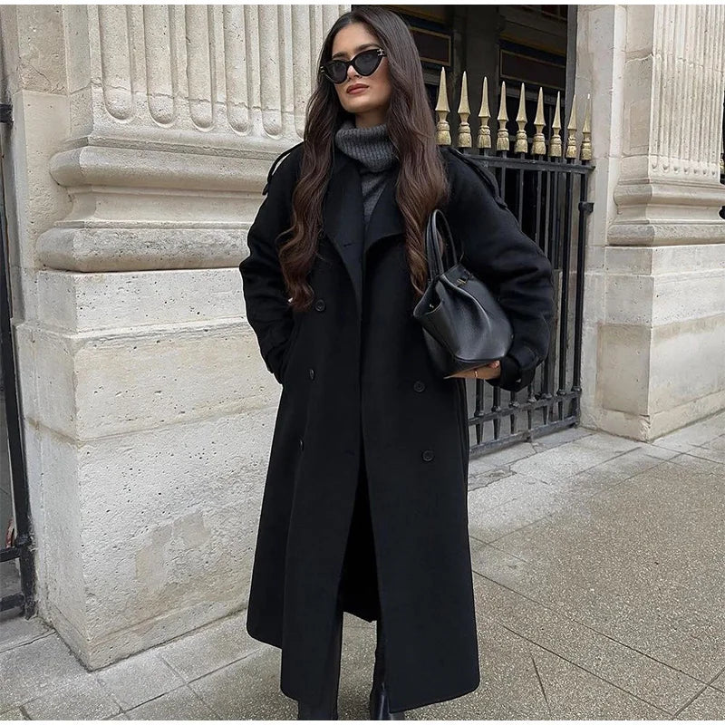 Trench Wollmantel