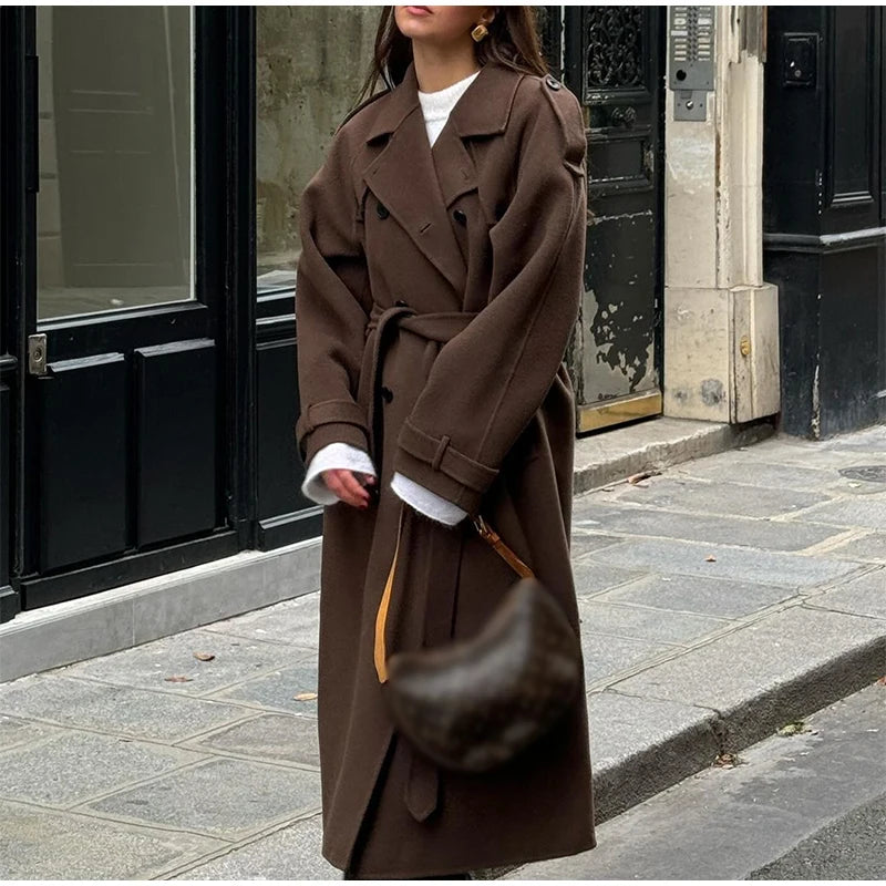 Trench Wollmantel