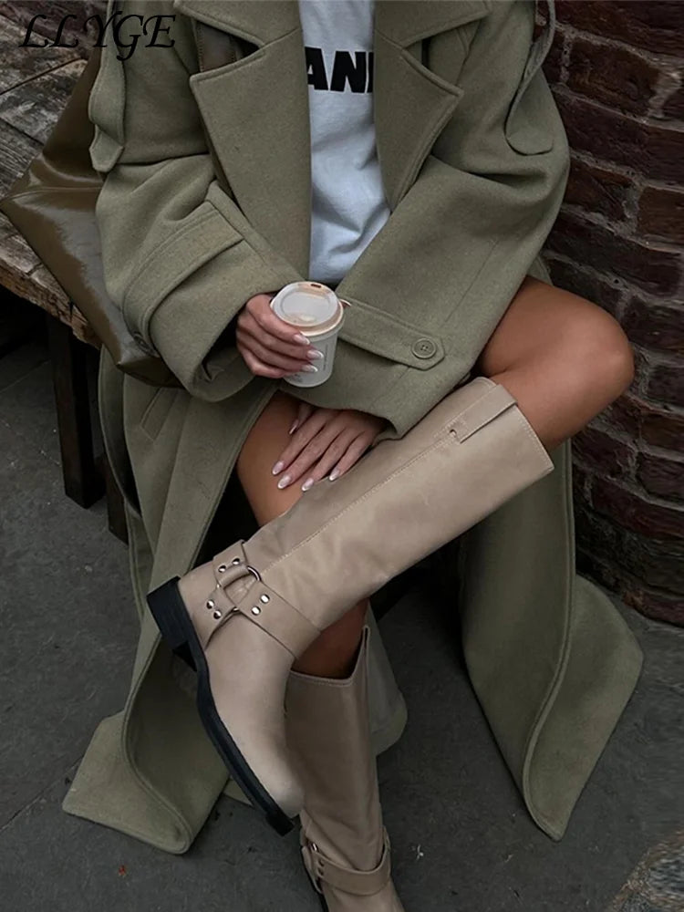 Trench Wollmantel
