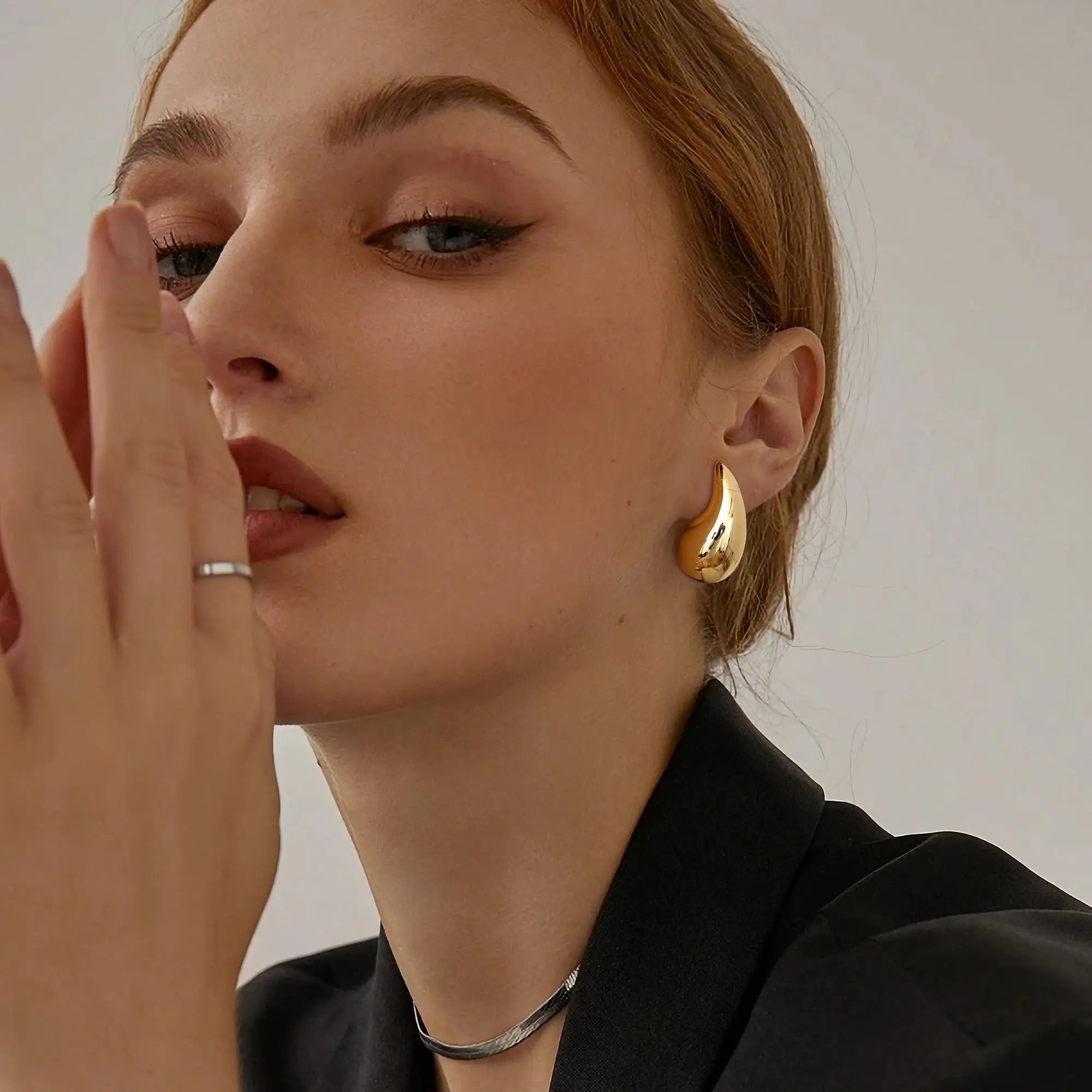 Teardrop Hoops