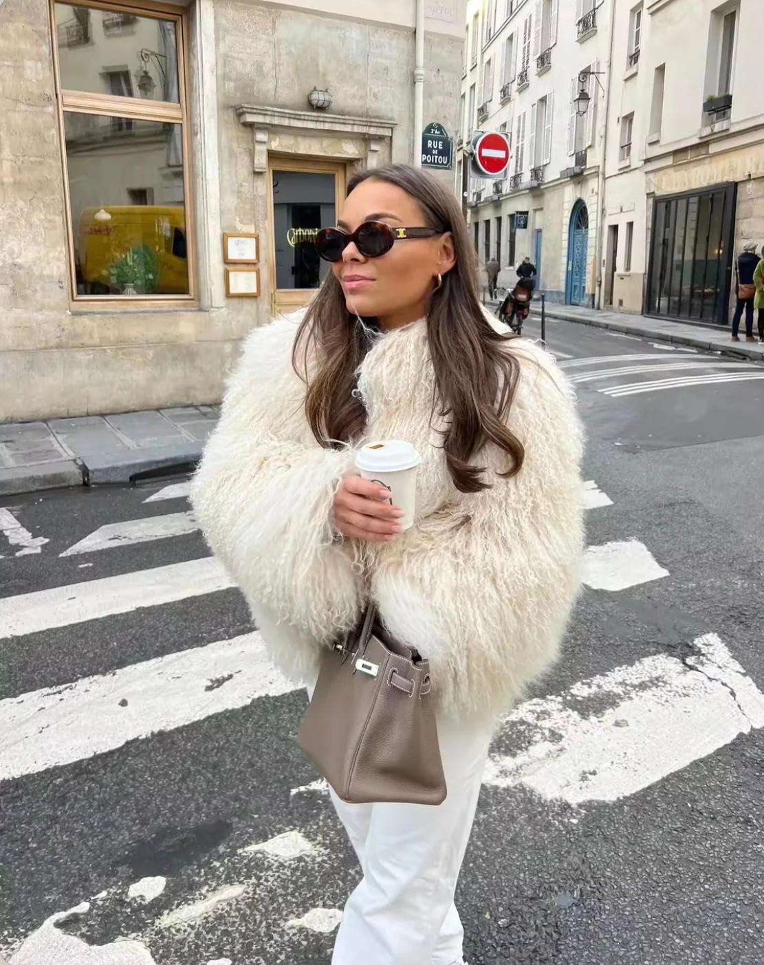 White Fur Jacket
